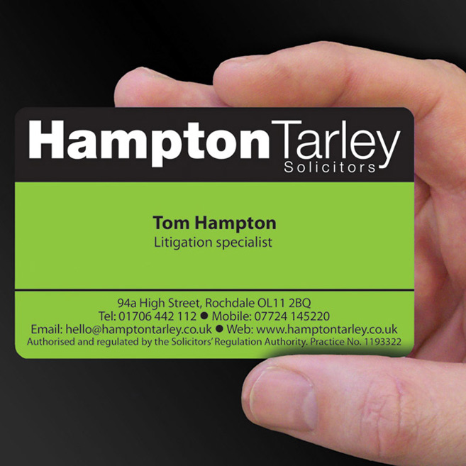 full colour plastic card proof
